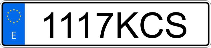 Numer rejestracyjny 1117KCS posiada FORD TRANSIT