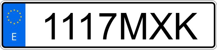 Numer rejestracyjny 1117MXK posiada RENAULT KANGOO Numer rejestracyjny 1117MXK posiada RENAULT KANGOO