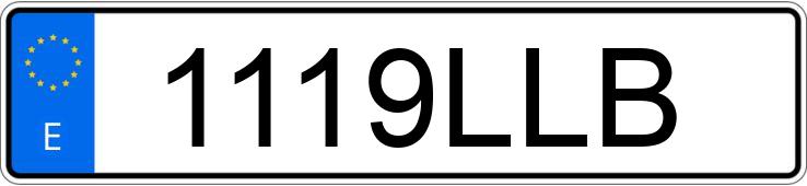 Numer rejestracyjny 1119LLB posiada PEUGEOT 2008 Numer rejestracyjny 1119LLB posiada PEUGEOT 2008