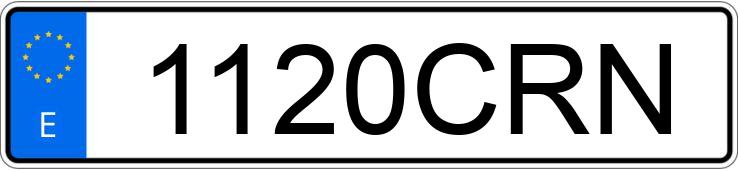 Numer rejestracyjny 1120CRN posiada FORD FOCUS C-MAX