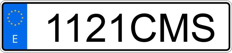 Numer rejestracyjny 1121CMS posiada YAMAHA YZF R6