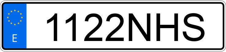 Numer rejestracyjny 1122NHS posiada VOLKSWAGEN T-ROC