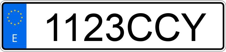 Numer rejestracyjny 1123CCY posiada RENAULT CLIO