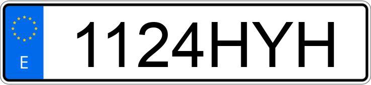 Numer rejestracyjny 1124HYH posiada SEAT LEON Numer rejestracyjny 1124HYH posiada SEAT LEON