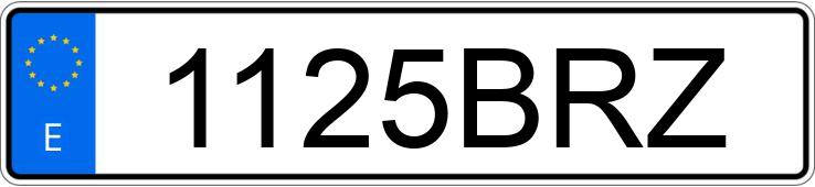 Numer rejestracyjny 1125BRZ posiada AUDI A3 Numer rejestracyjny 1125BRZ posiada AUDI A3