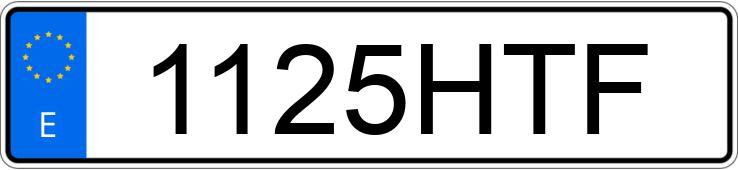 Numer rejestracyjny 1125HTF posiada VOLKSWAGEN POLO Numer rejestracyjny 1125HTF posiada VOLKSWAGEN POLO