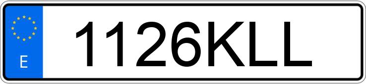 Numer rejestracyjny 1126KLL posiada DACIA SANDERO
