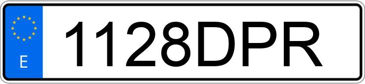 Numer rejestracyjny 1128DPR posiada AUDI A6