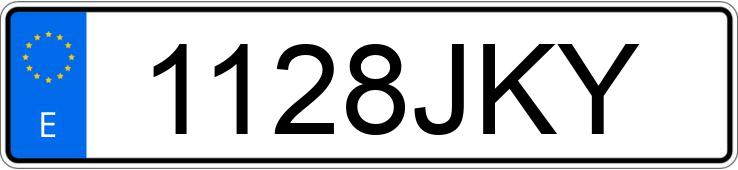 Numer rejestracyjny 1128JKY posiada OPEL CORSA