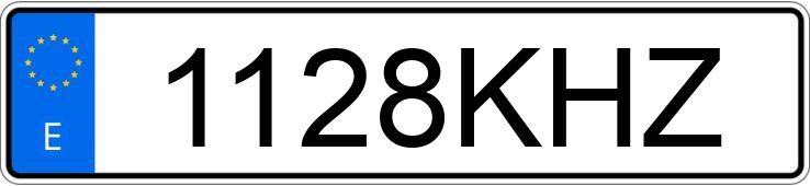 Numer rejestracyjny 1128KHZ posiada BMW SERIE 5