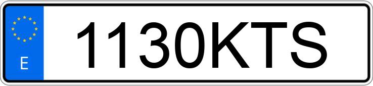 Numer rejestracyjny 1130KTS posiada KYMCO AGILITY CITY