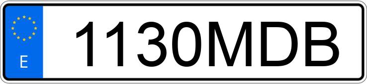 Numer rejestracyjny 1130MDB posiada FORD FOCUS