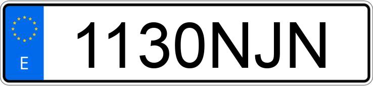 Numer rejestracyjny 1130NJN posiada HYUNDAI I20