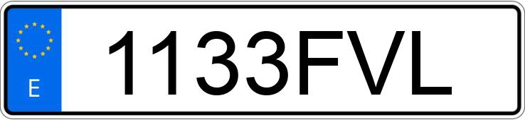 Numer rejestracyjny 1133FVL posiada BMW SERIE 3