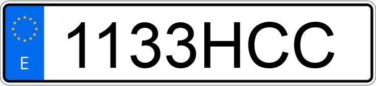 Numer rejestracyjny 1133HCC posiada NISSAN QASHQAI+2
