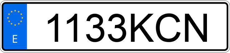 Numer rejestracyjny 1133KCN posiada MERCEDES A (176)