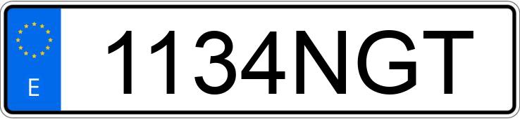 Numer rejestracyjny 1134NGT posiada MERCEDES GLC (253)