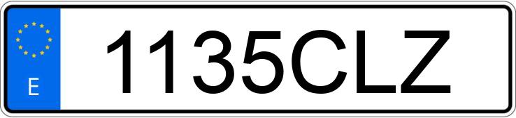 Numer rejestracyjny 1135CLZ posiada BMW SERIE 3