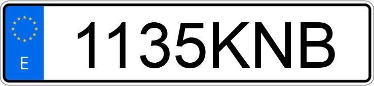 Numer rejestracyjny 1135KNB posiada RENAULT GRAND SCENIC