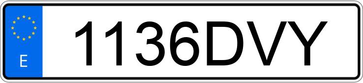 Numer rejestracyjny 1136DVY posiada SEAT LEON Numer rejestracyjny 1136DVY posiada SEAT LEON