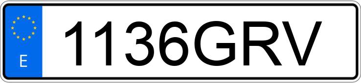 Numer rejestracyjny 1136GRV posiada PEUGEOT BOXER