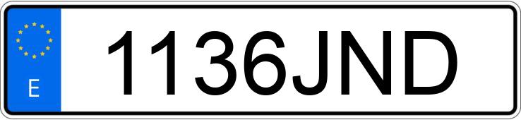 Numer rejestracyjny 1136JND posiada PEUGEOT 308