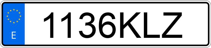 Numer rejestracyjny 1136KLZ posiada KYMCO AK