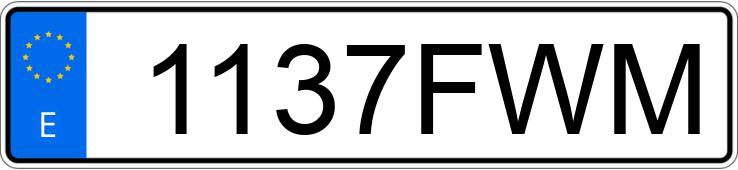Numer rejestracyjny 1137FWM posiada VOLVO FL Numer rejestracyjny 1137FWM posiada VOLVO FL