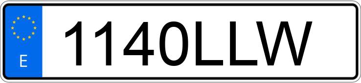 Numer rejestracyjny 1140LLW posiada PEUGEOT 308 Numer rejestracyjny 1140LLW posiada PEUGEOT 308