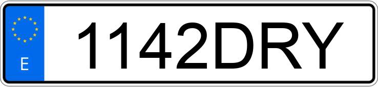 Numer rejestracyjny 1142DRY posiada FORD FOCUS