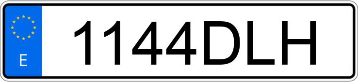 Numer rejestracyjny 1144DLH posiada RENAULT MEGANE