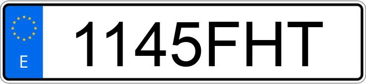 Numer rejestracyjny 1145FHT posiada BMW SERIE 3