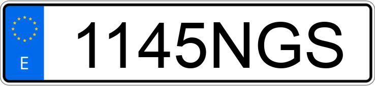 Numer rejestracyjny 1145NGS posiada BMW SERIE 1