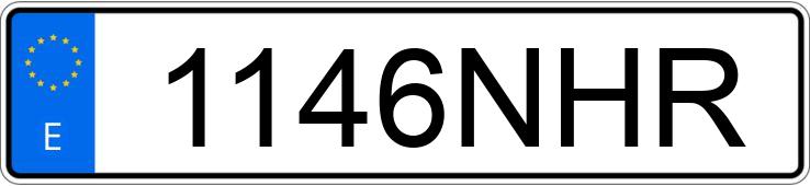 Numer rejestracyjny 1146NHR posiada BMW X1