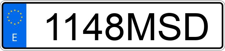 Numer rejestracyjny 1148MSD posiada BMW X7