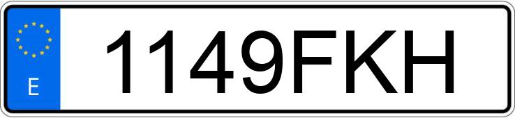 Numer rejestracyjny 1149FKH posiada VOLKSWAGEN CROSSPOLO