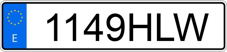 Numer rejestracyjny 1149HLW posiada RENAULT MEGANE Numer rejestracyjny 1149HLW posiada RENAULT MEGANE