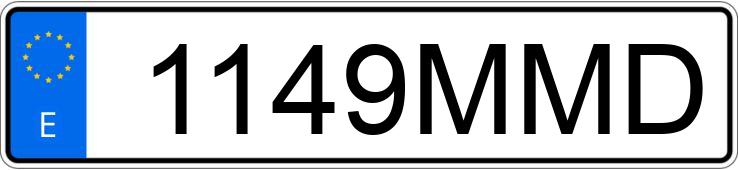 Numer rejestracyjny 1149MMD posiada CUPRA LEON