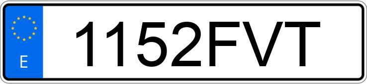 Numer rejestracyjny 1152FVT posiada PEUGEOT 207 Numer rejestracyjny 1152FVT posiada PEUGEOT 207