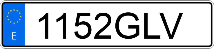 Numer rejestracyjny 1152GLV posiada VOLVO S40