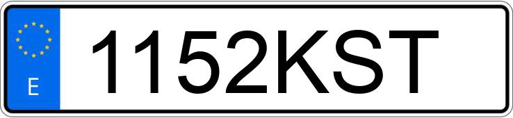 Numer rejestracyjny 1152KST posiada HYUNDAI IONIQ Numer rejestracyjny 1152KST posiada HYUNDAI IONIQ