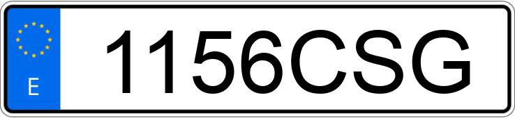 Numer rejestracyjny 1156CSG posiada RENAULT MEGANE