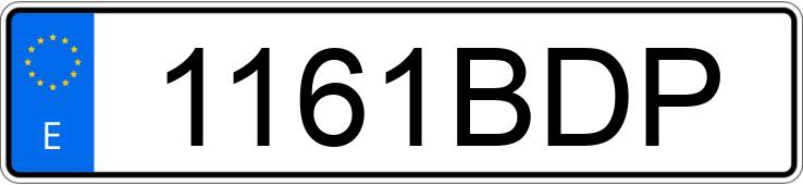 Numer rejestracyjny 1161BDP posiada TOYOTA RAV4