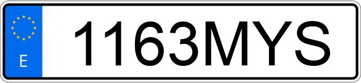 Numer rejestracyjny 1163MYS posiada HYUNDAI TUCSON