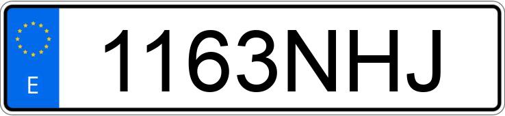 Numer rejestracyjny 1163NHJ posiada BMW SERIE 4