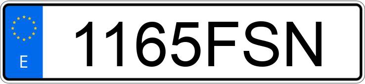 Numer rejestracyjny 1165FSN posiada SEAT CORDOBA