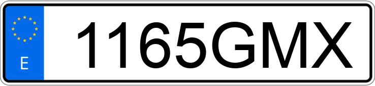 Numer rejestracyjny 1165GMX posiada TOYOTA AURIS