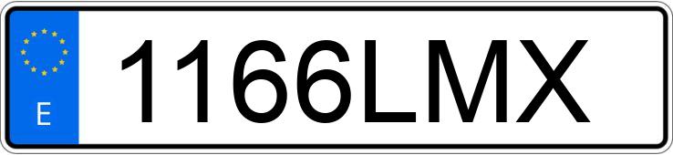 Numer rejestracyjny 1166LMX posiada AUDI A3 SPORTBACK Numer rejestracyjny 1166LMX posiada AUDI A3 SPORTBACK