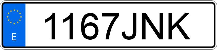 Numer rejestracyjny 1167JNK posiada NISSAN QASHQAI