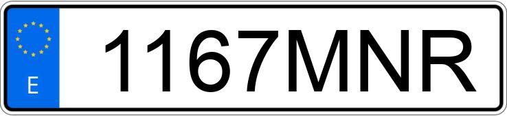 Numer rejestracyjny 1167MNR posiada MERCEDES CLA (118)